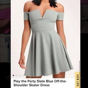 Lulus off the shoulder dress